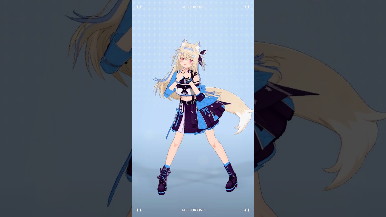 the fluffiest footwork coming to big New York stages soon 🐾🩵 #FUWAMOCO #shorts #ホロライブ #vtuber