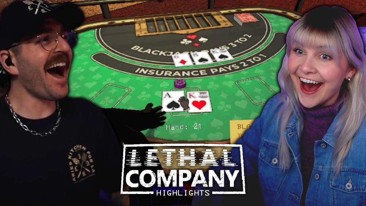 i met our quota from nothing by gambling his body in Black Jack | Lethal Company