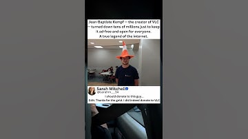 The Man Who Kept VLC Free for Everyone 🙌💻 #VLC #TechHeroes #OpenSource #Shorts