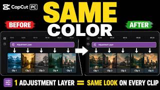 How to Make All Clips the Same Colour in CapCut PC