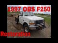 1997 Ford F250 OBS Custom Flatbed Restoration