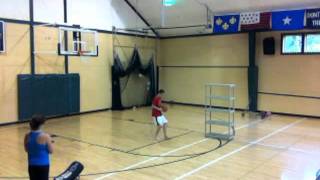 Most Backwards Free Throws In One Minute