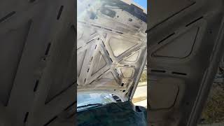 Replacing the Hood Insulation on my 2nd Gen Ram Truck #shorts