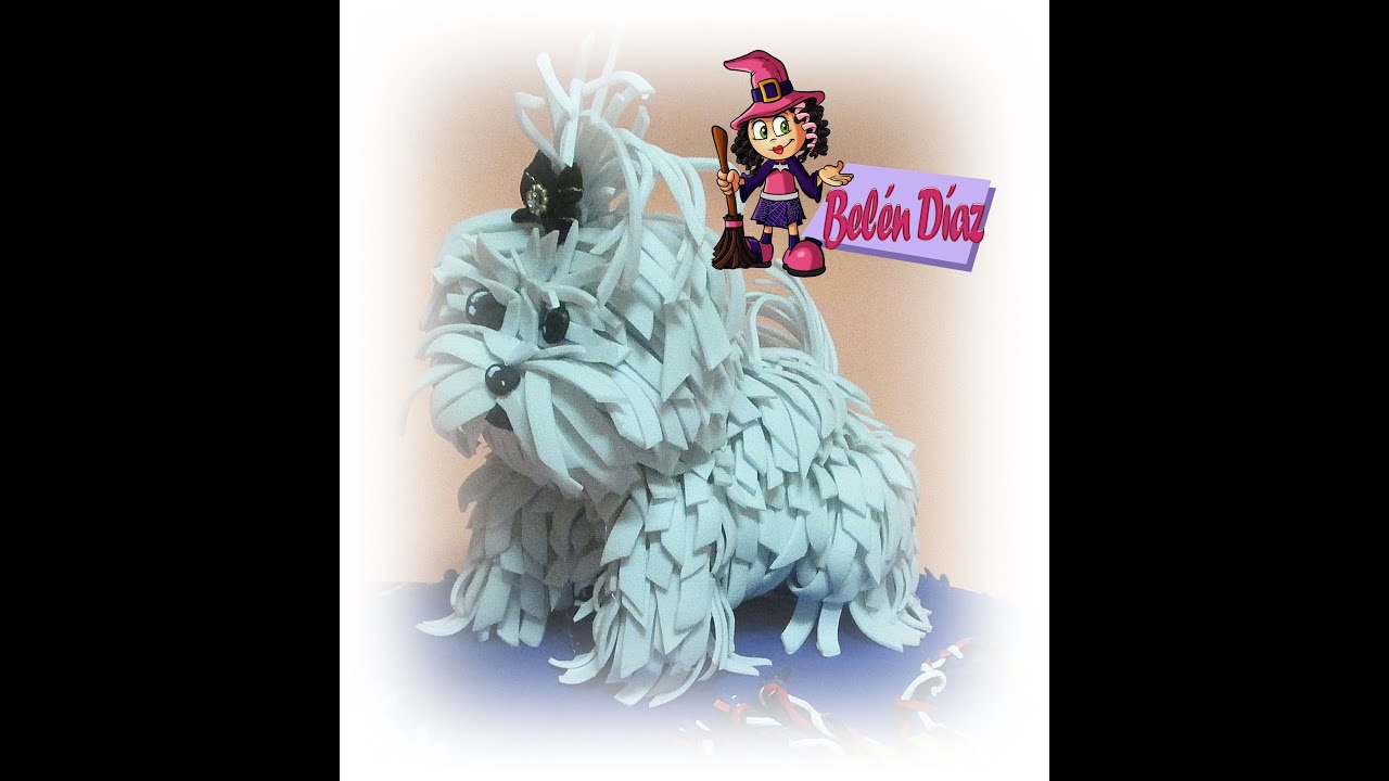 Tutorial fofuperro bichón maltés paso a paso. Parte 1 El cuerpo