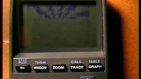 imation demo in TI-82 calculator