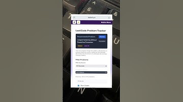 New recommended leetcode problem feature! #programming