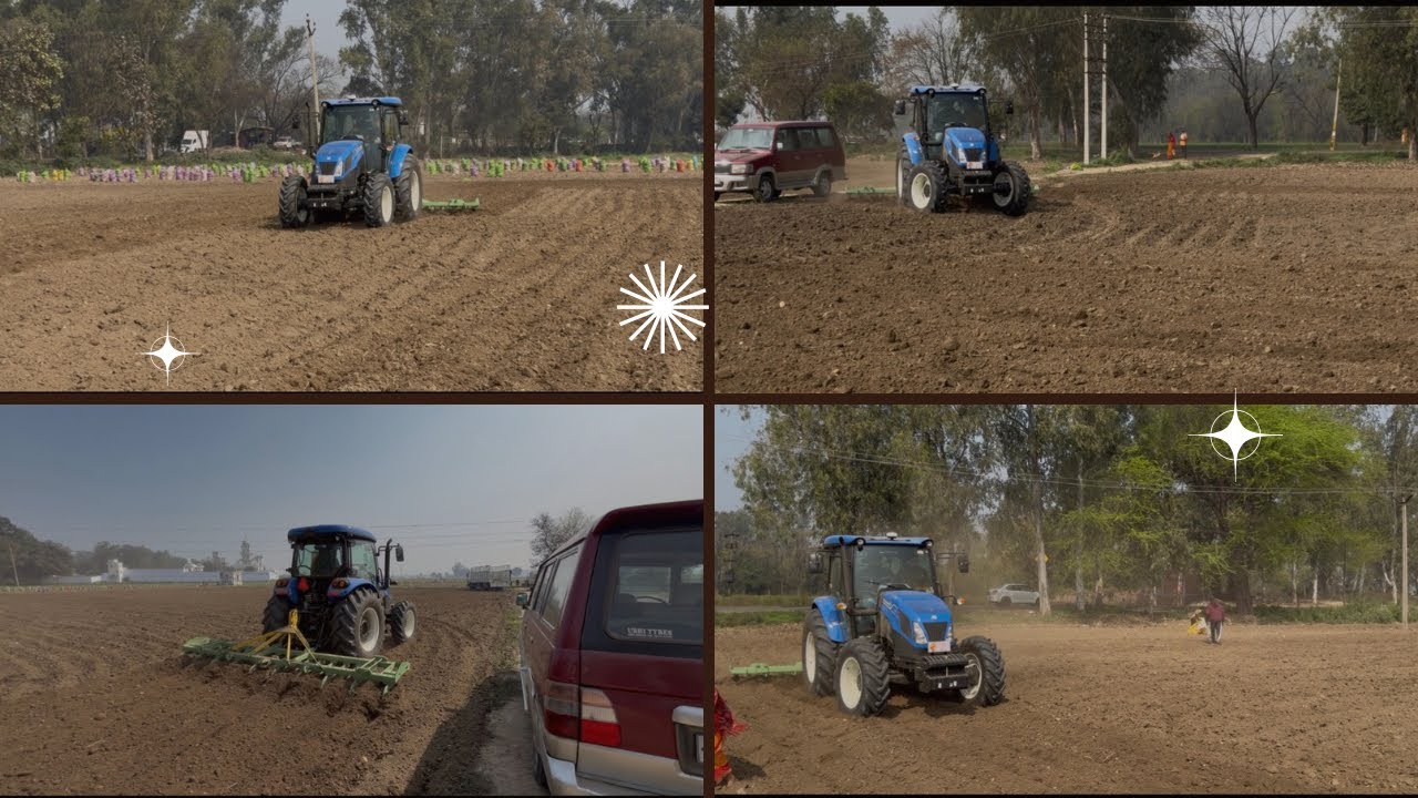 New holland 105 workmaster  ਬਹੁਤ ਜਿਆਦਾ ਜੋਰ ਲਾਉਦਾ 