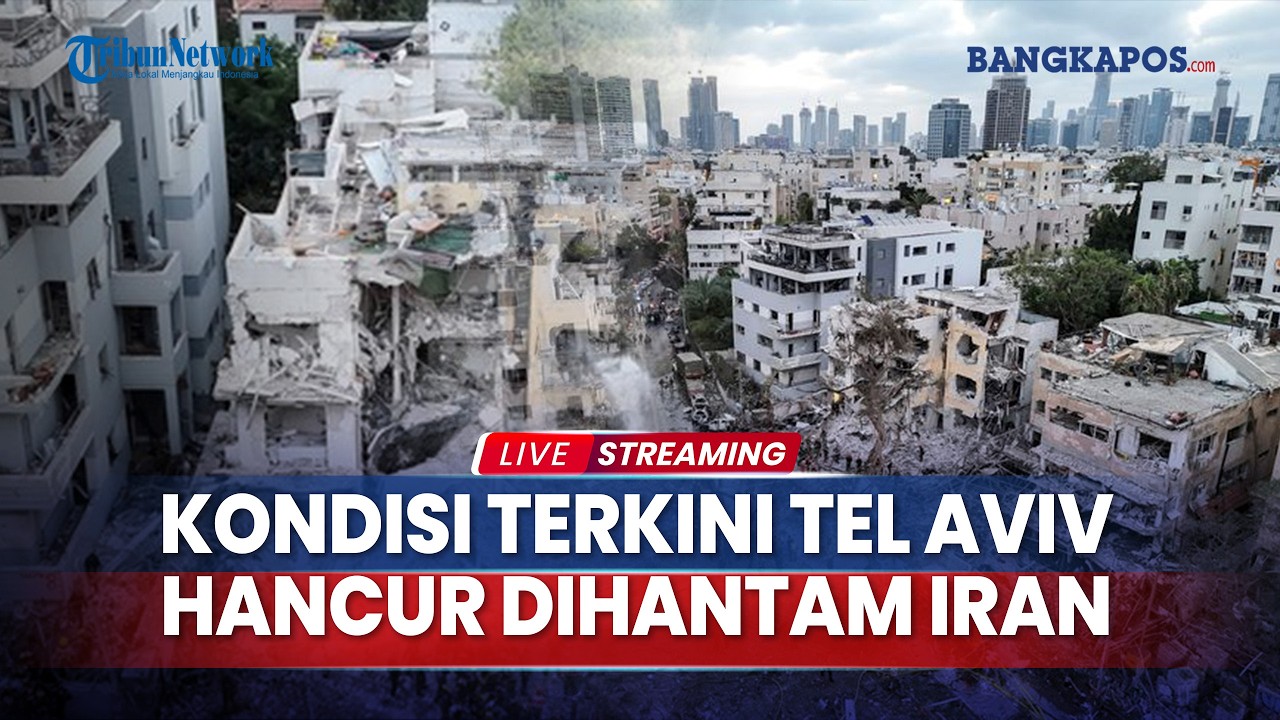 🔴Kondisi Terkini Tel Aviv dan Gurun Negev Hancur Dihantam Iran, IRGC Klaim Ledakan Israel