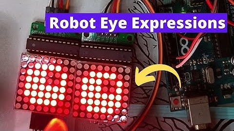 How to make Robot Eyes with Arduino and Led Matrix in Telugu