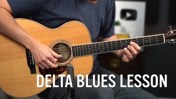 Easy Delta Blues Lesson in Double Drop D Tuning