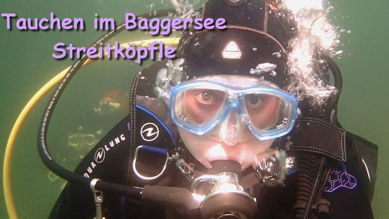 Tauchen im Baggersee Streitköpfle in Linkenheim-Hochstetten am 4. September 2021 | "BaLi"