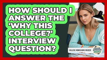 How Should I Answer The 