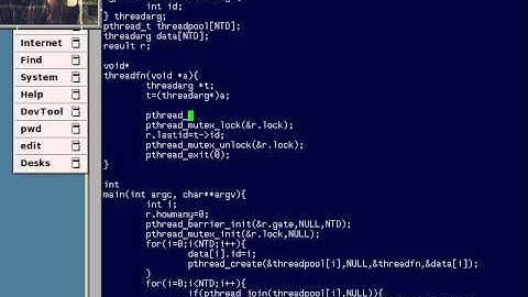 lesson2 part2 Serializing parallel code in pthreads using mutexes and barriers