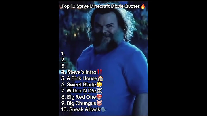 Top 10 Steve Minecraft Movie Quotes🔥 #minecraftmovie #minecraft #shorts