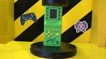 Hydraulic Press vs Tetris