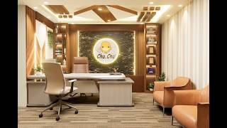 Luxury Office Interior Design | 3D Rendering & Visualization | MM Sustainable Design
