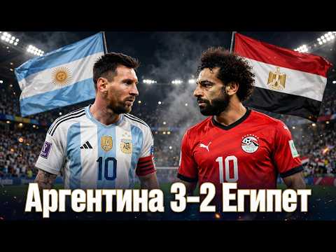 ???? Аргентина – Египет 3:2 | ОБЗОР МАТЧА | Все голы и лучшие моменты | Чемпионат мира 2026