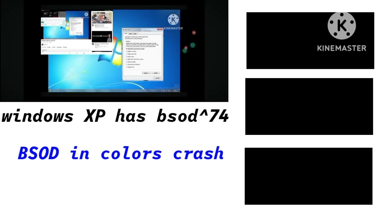 Windows XP has bsod^75 - YouTube