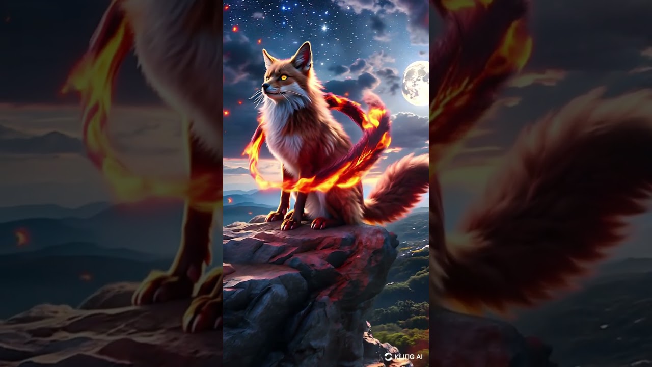 Epic Fox Art | Mystic Creature Reveal | AI Power Design