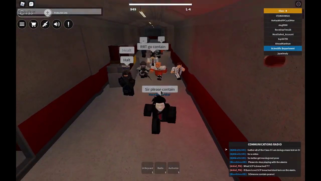 Chilling in staff room of SCP: Roleplay : r/roblox