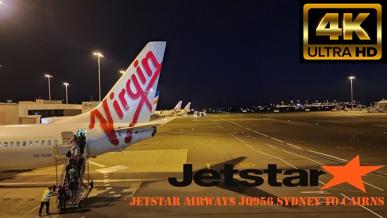 Jetstar Airways JQ956 Sydney to Cairns Experience 4k YouTube