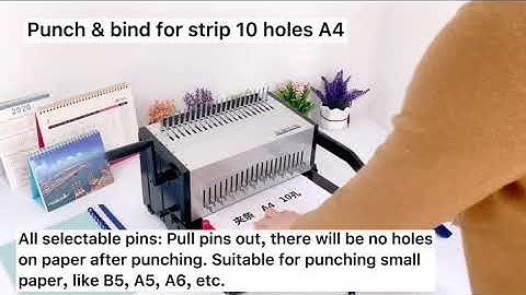 Wall Calendar Punching Binding Machine Heavy Duty With Handles