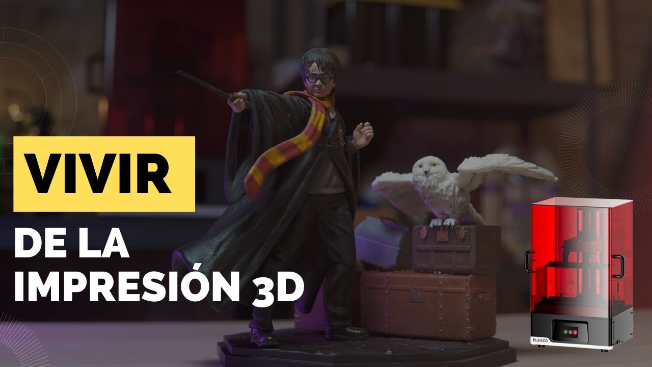 Vivir de la IMPRESIÓN 3D ¿Se puede? - Elegoo Jupiter SE