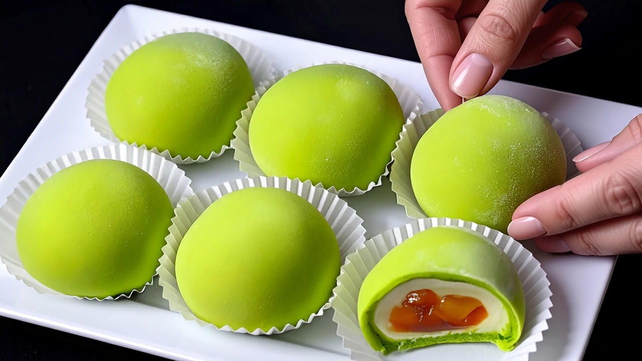 Japanisches Mochi mit Apfel! Das sanfteste und einfachste Dessert der Welt!