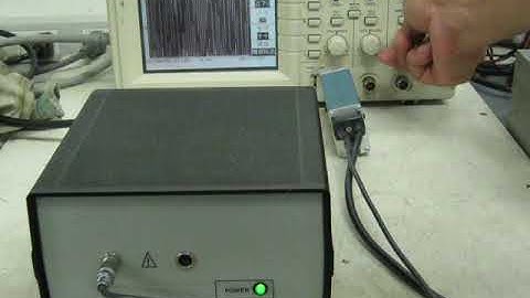 Tektronix 1101A DC power supply for probe　動作確認