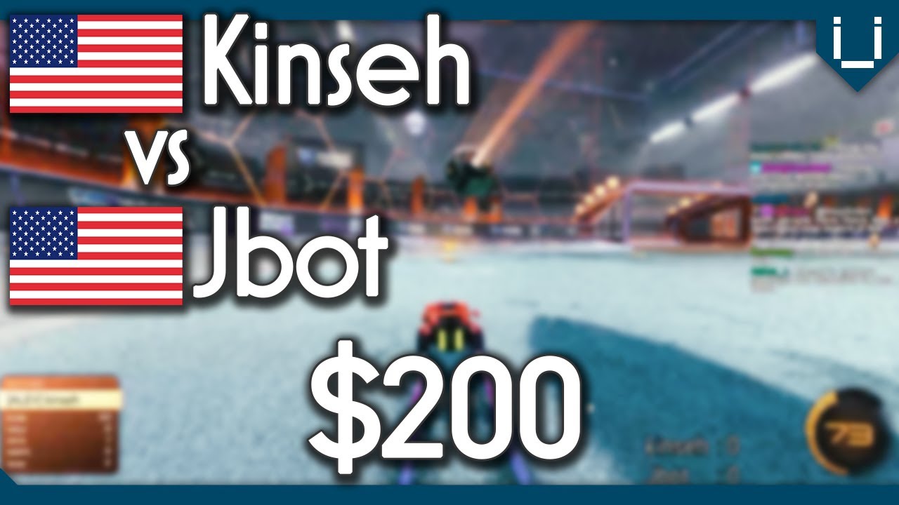Kinseh vs Jbot 200+ Rocket League 1v1 YouTube