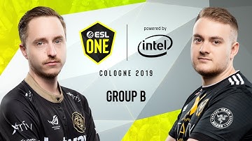 CS:GO - NiP vs. Vitality [Dust2] Map 1 - Group B - ESL One Cologne 2019