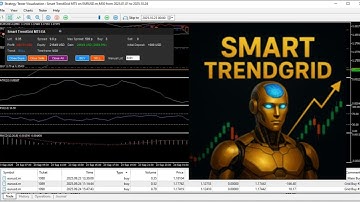 Smart TrendGrid MT5 EA  Live Backtest on EURUSD (M30) – Automated Forex Trading