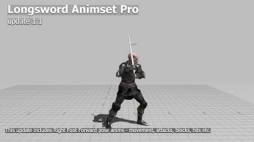 Longsword Animset Pro update 1.1 - Unity