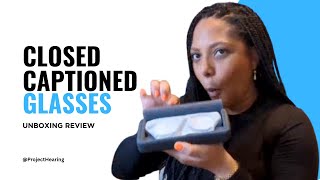 Unboxing Review of Even Realities G1 Smart Glasses Closed Captioning