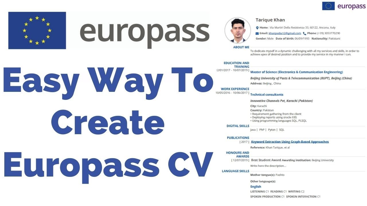 How To Create A Europass CV Step by Step Guide For Jobs And