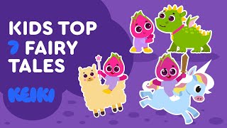 TOP 7 Fairy Tales | Bedtime Stories for Kids in English | Keiki Kids Songs