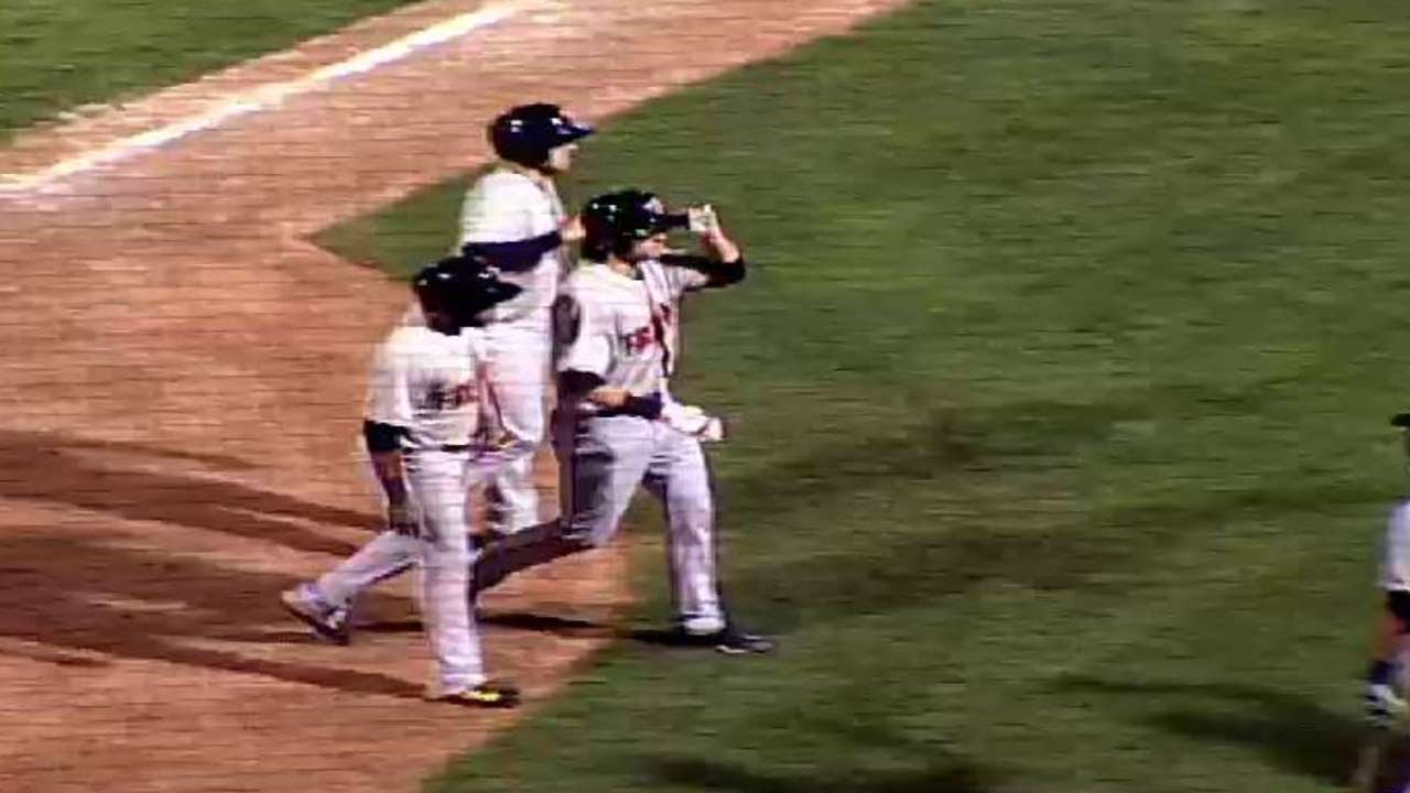 Jarrett Parker hits a grand slam for the Grizzlies YouTube