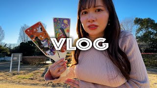 絶対にポロリしてはいけない巨乳羽子板デート【VLOG】