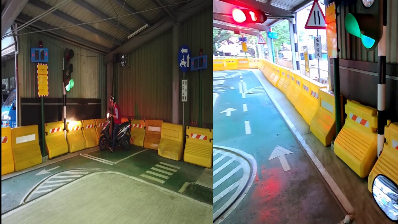 2020 新竹市監理站普重機路考示範 Youtube
