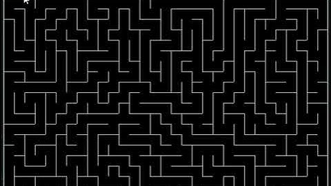 Low-Level Maze Generator in C