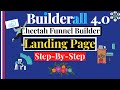 🎯 BUILDERALL 4.0 CHEETAH FUNNEL BUILDER - Create A Sales Funnel With Builderall Landing Page Builder