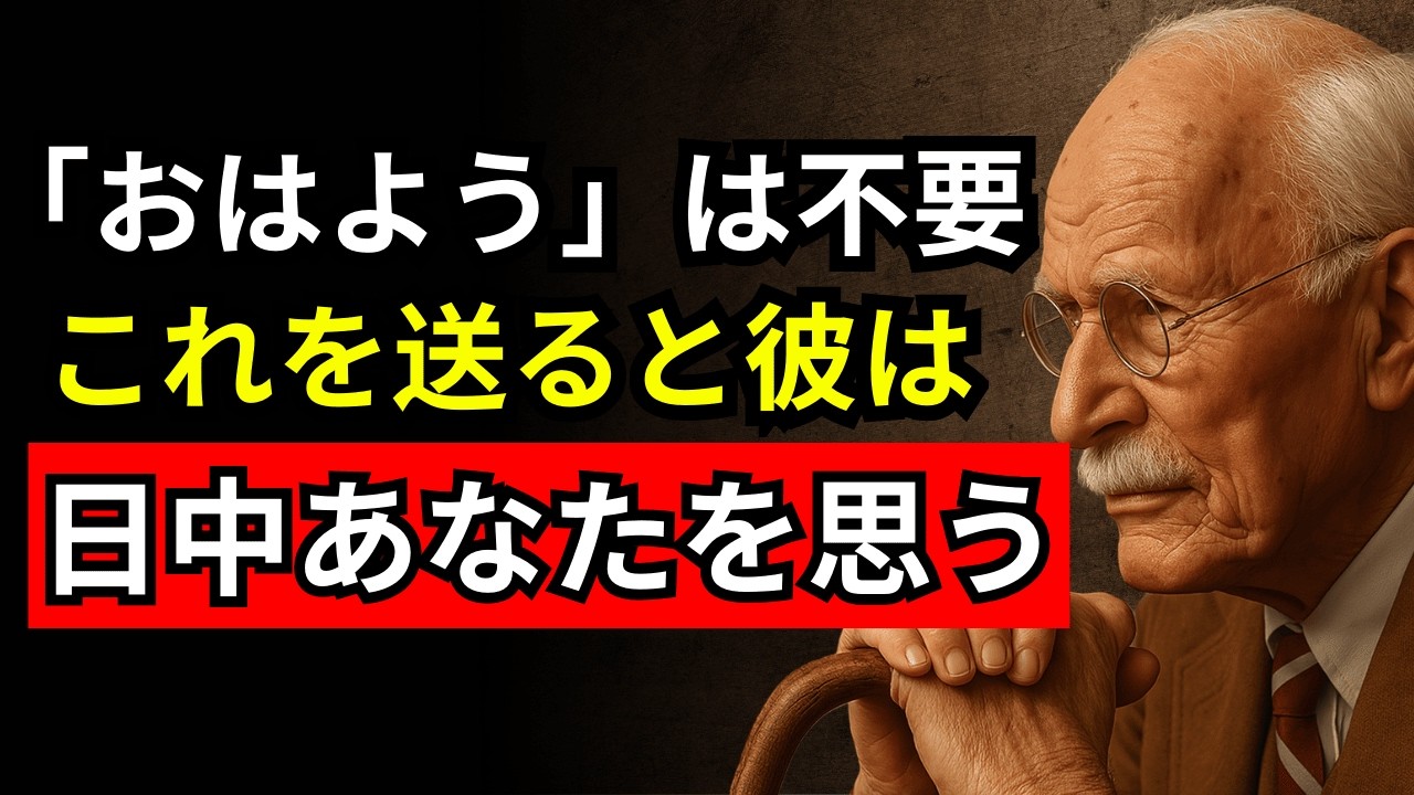 【悪用厳禁】男の本能を刺激する“朝のメッセージ”7選｜ユング心理学 | カール・ユング