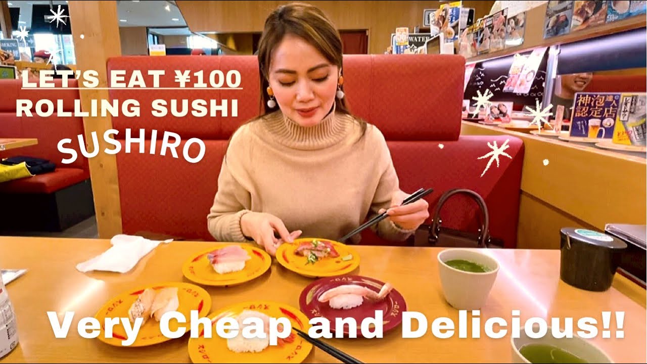 SUSHIRO - FAMOUS 100¥ ROLLING SUSHI CHAIN in JAPAN
