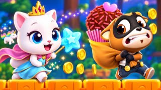 Talking Tom Candy Run Fairy Angela vs Roy Raccoon Gameplay Android ios  screenshot 4