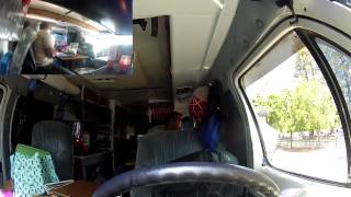 Hidden Camera Of A Cop Checking On Us Urban Camping In My RV Camper Van
