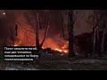 В Вильнюсе грузовой самолет упал рядом с жилым домом