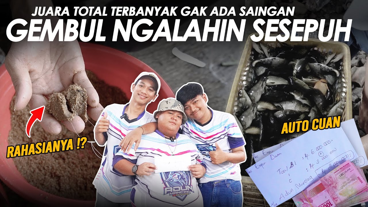 JOKI PROFESIONAL NGALAHIN SESEPUH KOLAM !! JUARA TOTAL WILAYAH BAWA PULANG 2 AMPLOP || Am