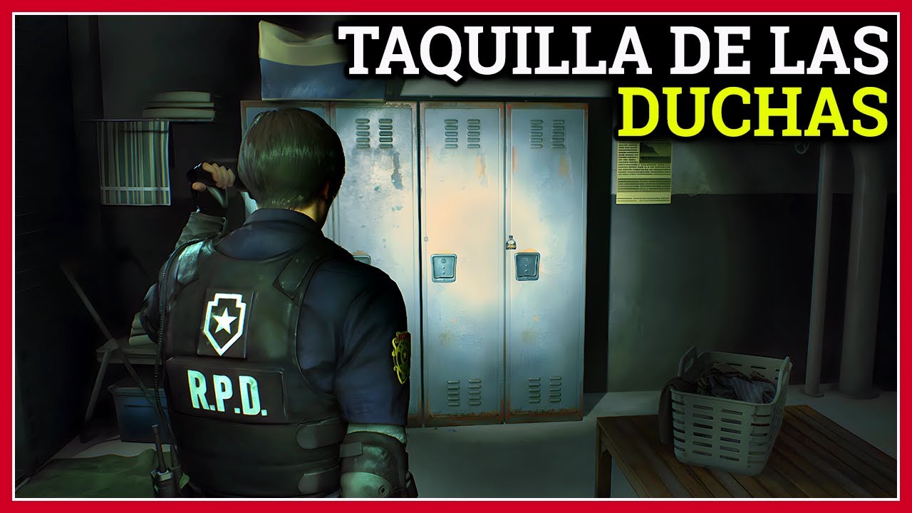 Candado de la taquilla de las duchas – combinación - Resident Evil