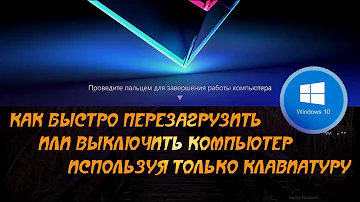 💊 Как быстро перезагрузить или выключить компьютер используя только клавиатуру. Windows 10