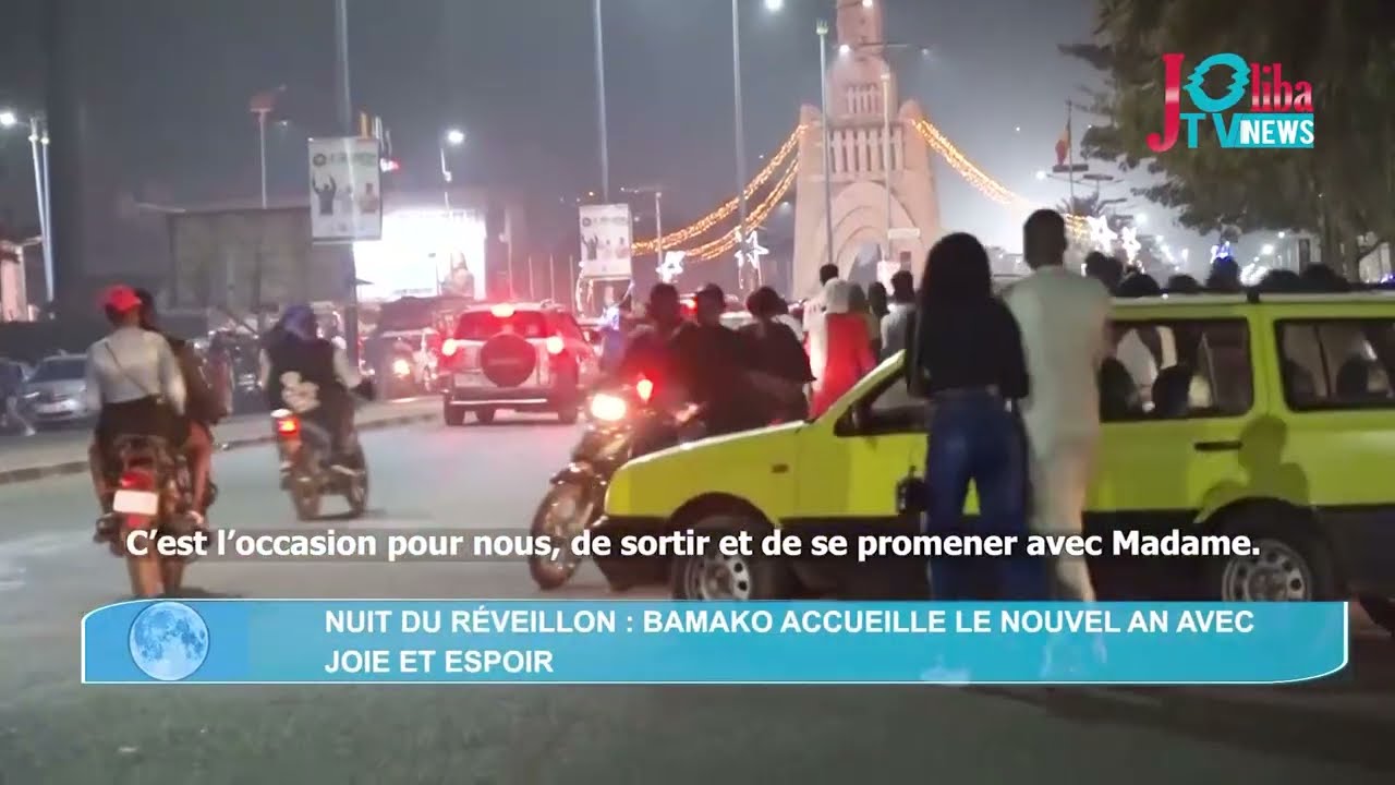 Nuit du réveillon : Bamako accueille le nouvel An avec joie et espoir